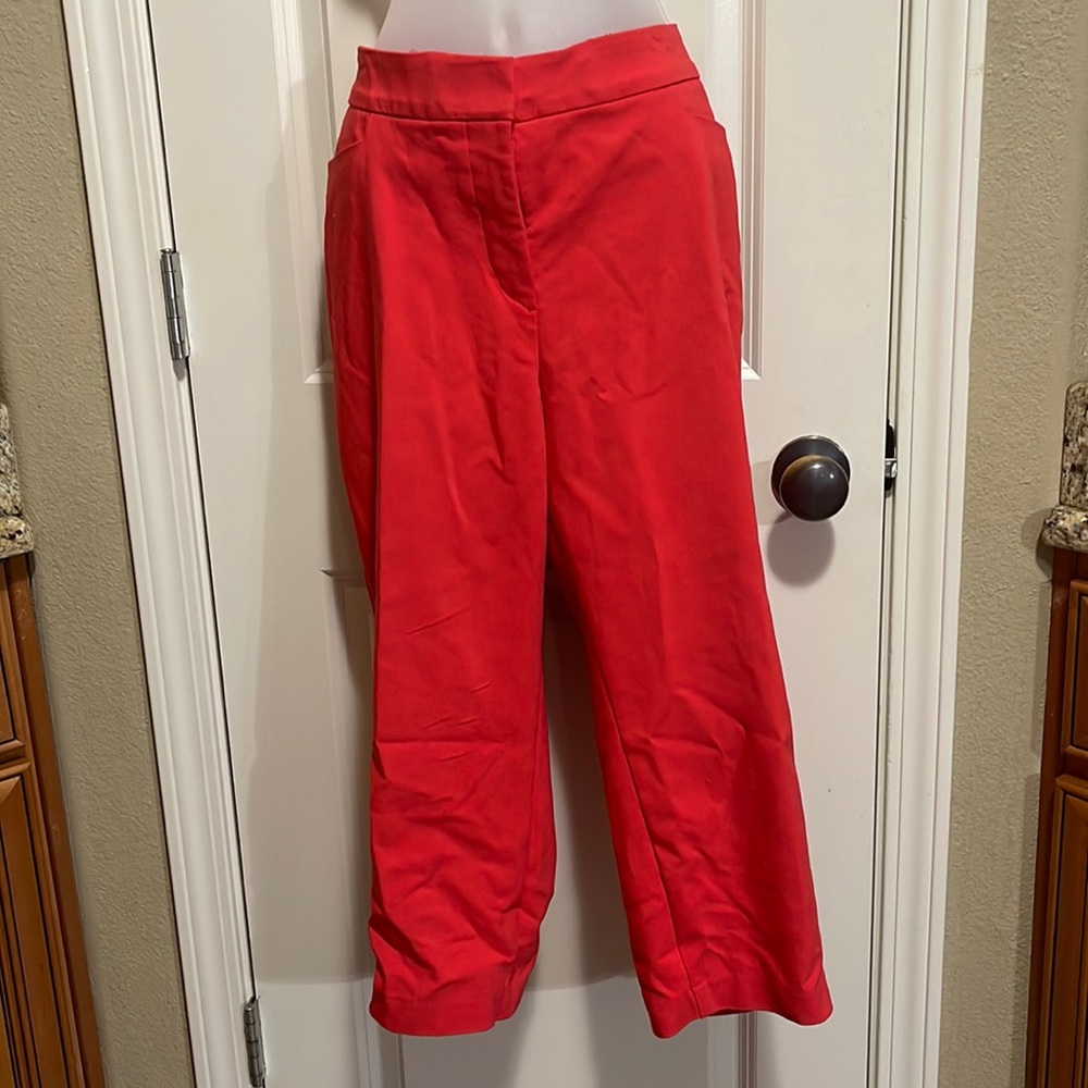 Reddish orange ankle pants by Investmwnts Size 16P